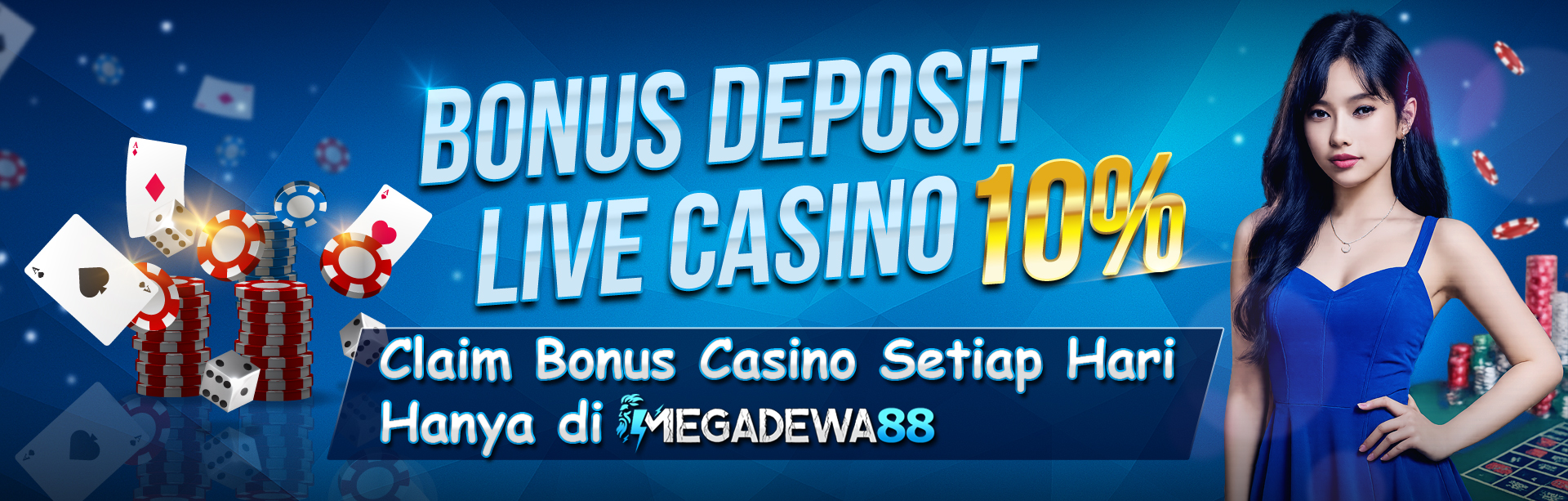 Bonus Deposit Setiap Hari Live Casino 10%