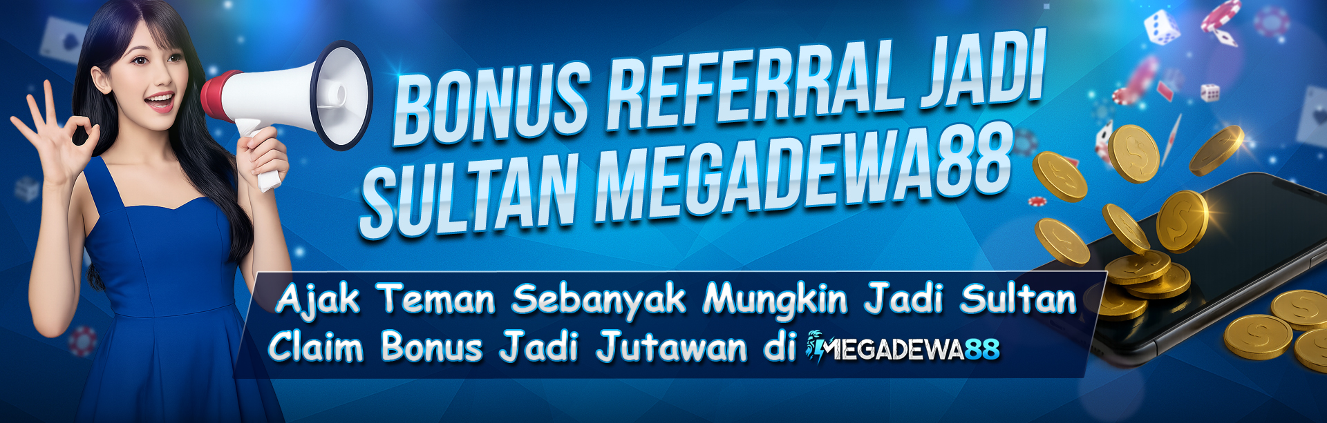 Bonus Referral Jadi Sultan Megadewa88